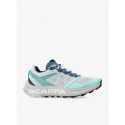 Buty trailowe damskie Scarpa Spin Planet. Białe obuwie sportowe damskie Scarpa, bez wzorów, do biegania. Za 465.99 zł.