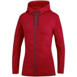 Kurtka Jako femme à capuche Premium Basics. Niebieskie kurtki sportowe damskie Jako, s, bez wzorów, z elastanu, z kapturem, na fitness i siłownię. Za 312.80 zł.