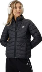 4f Kurtka damska 4F F0855 czarna 4FWSS26TDJAF0855 20S S. Czarne kurtki damskie 4f, s, bez wzorów, bez kaptura. Za 249.98 zł.