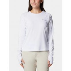 Koszulka sportowa damska Columbia Summit Valley. Białe koszulki sportowe damskie Columbia, s, bez wzorów, bez kołnierzyka, bez ramiączek. Za 269.00 zł.