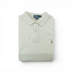 Second life - Polo Ralph Lauren koszulka męska z krótkim rękawem - Stan dobry. Brązowe koszulki polo męskie Ralph Lauren, l, bez wzorów, z materiału, eleganckie, bez ramiączek. Za 106.46 zł.