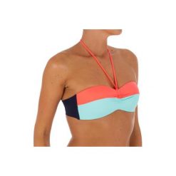 Góra kostiumu kąpielowego LAETI COLOR BLOCK damska. Koszulki sportowe damskie marki OLAIAN. W wyprzedaży za 39.99 zł.