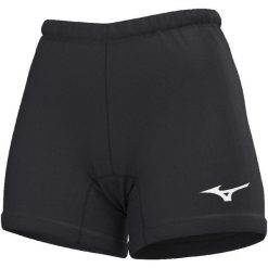 Szorty damskie Mizuno TRAD VB Wos. Czarne szorty sportowe damskie Mizuno, l, bez wzorów, z materiału, eleganckie, na fitness i siłownię. Za 142.00 zł.
