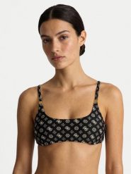 Guess Góra od bikini E6GJ09 MC04R Czarny. Czarne bikini damskie Guess, s, z aplikacjami. Za 329.99 zł.