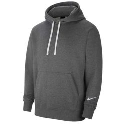 Bluza dresowa sportowa męska Park 26 Fleece Hoody Swoosh. Szare bluzy męskie Nike, m, bez wzorów, z bawełny, z kapturem, na fitness i siłownię. Za 209.99 zł.