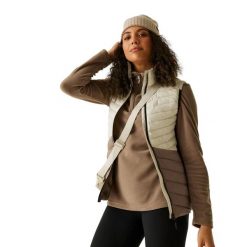 Damska kurtka bez rękawów Regatta Leedre. Brązowe kurtki damskie Regatta, bez wzorów, z puchu, bez kaptura. Za 259.00 zł.