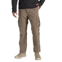 Spodnie cargo Craghoppers NosiLife III. Brązowe spodnie sportowe męskie Craghoppers, na lato, bez wzorów, trekkingowe. Za 352.45 zł.