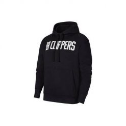 Bluza sportowa męska Nike Nba Los Angeles Clippers City Edition Logo. Czarne bluzy męskie Nike, m, bez wzorów, z kapturem. Za 377.00 zł.