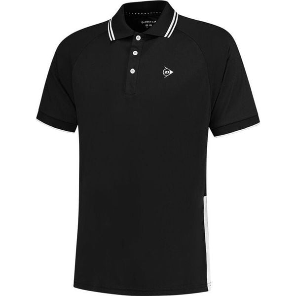 Koszulka sportowa męska Dunlop Club Polo Shirt. Czarne koszulki polo męskie Dunlop, m, bez wzorów, sportowe, bez ramiączek. Za 159.99 zł.