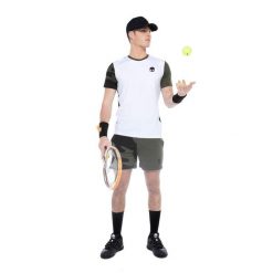 Koszulka Hydrogen Panther Tech. Białe koszulki sportowe męskie HYDROGEN, bez wzorów, bez kołnierzyka, bez ramiączek, tenisowe. W wyprzedaży za 330.00 zł.