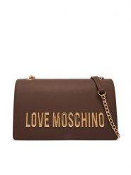 LOVE MOSCHINO Torebka JC4192PP1PKD0300 Brązowy. Brązowe torebki do ręki damskie Love Moschino, bez wzorów, ze skóry, bez dodatków. Za 949.99 zł.