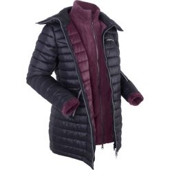 Kurtka pikowana 3 w 1 z wewnętrzną bluzą z polaru bonprix czarny. Bluzy damskie marki bonprix. Za 169.99 zł.