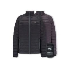 Kurtka puchowa Mac In A Sac. Czarne kurtki męskie Mac In A Sac, l, bez wzorów, z materiału, klasyczne, bez kaptura. Za 476.00 zł.
