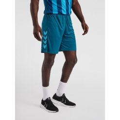 Spodenki piłkarskie męskie Hummel Core XK Poly Shorts. Niebieskie krótkie spodenki sportowe męskie Hummel, l, bez wzorów, do piłki nożnej. Za 120.00 zł.