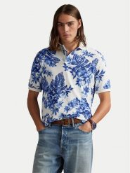 Polo Ralph Lauren Polo 710P04013001 Niebieski Custom Slim Fit. Niebieskie koszulki polo męskie Polo Ralph Lauren, m, bez wzorów, z bawełny, bez ramiączek. Za 689.99 zł.