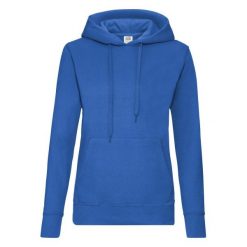 Bluza Damska Z Kapturem. Niebieskie bluzy damskie Fruit of the Loom, xs, bez wzorów, z kapturem. Za 82.99 zł.