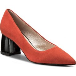 Półbuty EVA MINGE - Burriana 3L 18GR1372420ES 808. Czerwone półbuty damskie Eva Minge, ze skóry, eleganckie. W wyprzedaży za 239.00 zł.