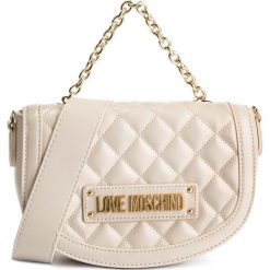 Torebka LOVE MOSCHINO - JC4002PP17LA0110 Avorio. Brązowe torebki do ręki damskie Love Moschino, ze skóry ekologicznej. Za 779.00 zł.