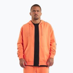 Bluza męska Pitbull Tape Nugget Hooded Zip Sweatshirt. Brązowe bluzy sportowe męskie PITBULL, l, bez wzorów, z bawełny, bez kaptura, na fitness i siłownię. Za 199.99 zł.