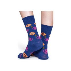 Skarpetki Happy Socks CRY01-6001. Niebieskie skarpety męskie Happy Socks, z bawełny. Za 24.43 zł.