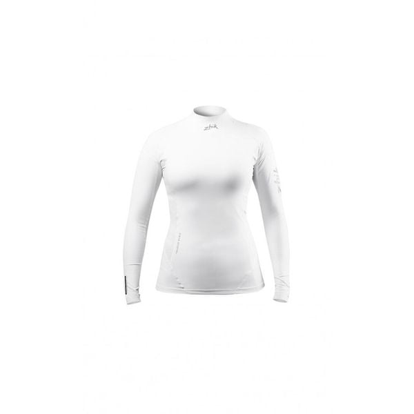 Koszulka lajkra dla kobiet Zhik ECO Long Sleeve. Białe t-shirty damskie ZHIK, s, bez wzorów, sportowe, bez kołnierzyka. Za 282.95 zł.