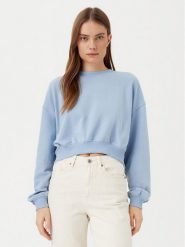 ONLY Bluza Bella 15341904 Błękitny Regular Fit. Niebieskie bluzy damskie Only, m, bez wzorów, z bawełny, bez kaptura. Za 79.99 zł.