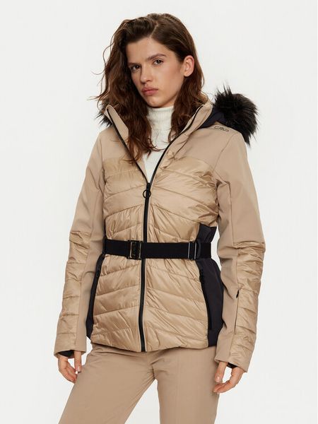 CMP Kurtka narciarska 34W4436F Biały Regular Fit. Białe kurtki damskie CMP, na zimę, bez wzorów, bez kaptura, narciarskie. Za 1,009.00 zł.