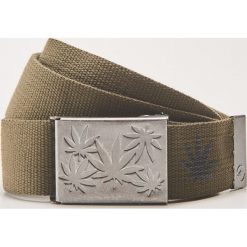 Pasek parciany z ozdobną klamrą - Khaki. Paski damskie marki SOLOGNAC. W wyprzedaży za 19.99 zł.
