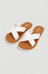 Klapki sportowe damskie O'neill DITSY BLOOM™ SLIDES. Białe klapki damskie O'Neill, bez wzorów, z gumy, klasyczne, bez obcasa. Za 261.99 zł.