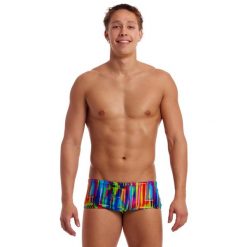 Trunki męskie Funky Trunks The Glitch - sidewinder. Niebieskie kąpielówki męskie FUNKY TRUNKS, m, bez wzorów, do pływania. Za 159.00 zł.