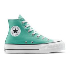 Buty sportowe Converse Chuck Taylor All Star Lift. Niebieskie obuwie sportowe damskie Converse, bez wzorów. Za 490.00 zł.