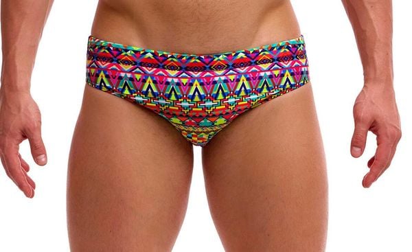 Kąpielówki męskie Funky Trunks Packed Up - slipy. Kąpielówki męskie FUNKY TRUNKS, l, bez wzorów, z materiału, na fitness i siłownię. Za 139.00 zł.