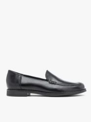 Czarne mokasyny ze skóry licowej. Czarne mokasyny damskie Ryłko, ze skóry, eleganckie. Za 429.99 zł.
