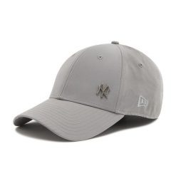 Czapka z daszkiem New Era. Szare czapki i kapelusze damskie New Era, bez wzorów. Za 79.99 zł.