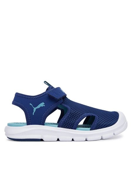 Puma Sandały Puma Fun Racer Sandal Mesh V PS 401575 Granatowy. Niebieskie sandały chłopięce Puma, z materiału, bez zapięcia. Za 144.99 zł.