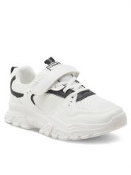 DeeZee Sneakersy TS5677K-02AA Biały. Białe buty sportowe dziewczęce DeeZee, bez wzorów, z syntetyku, bez zapięcia. Za 79.99 zł.