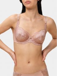 Triumph Biustonosz z fiszbiną Wild Peony Florale 10209608 Różowy. Czerwone biustonosze Triumph, bez wzorów, z syntetyku. Za 160.00 zł.