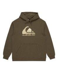 Bluza z kapturem dla Mężczyzn BIG LOGO Brązowy. Zielone bluzy męskie Quiksilver, m, bez wzorów, z bawełny, z kapturem. Za 289.00 zł.