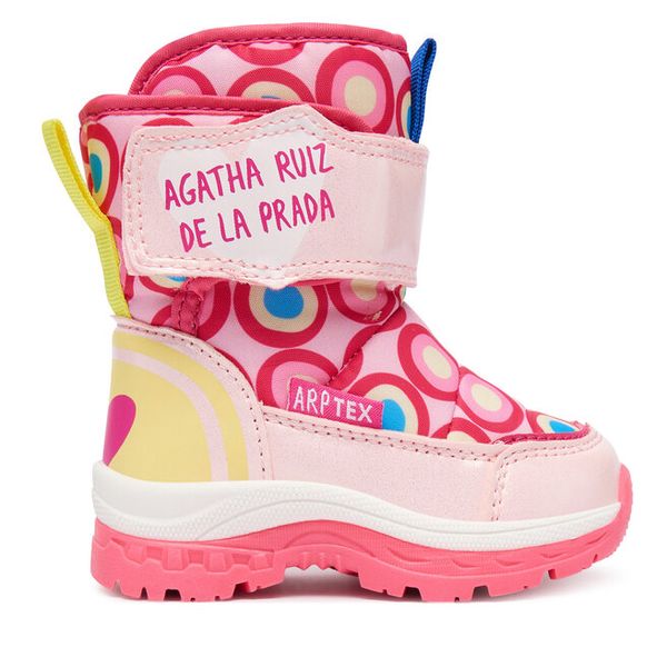 Śniegowce Agatha Ruiz de la Prada. Czerwone śniegowce dziewczęce Agatha Ruiz de la Prada, bez zapięcia. Za 189.99 zł.