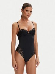 BOSS Body Guipure 50561173 Czarny. Czarne body damskie Boss, m, bez wzorów, z syntetyku. Za 499.99 zł.