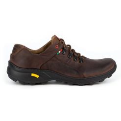 Olivier Męskie buty trekkingowe 296GT brązowe. Brązowe trekkingi męskie trekkingowe. Za 319.69 zł.