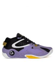 SHAQ Buty do koszykówki SHAQNOTIX AQ95008M-IB Fioletowy. Fioletowe buty sportowe męskie Shaq, ze skóry, bez zapięcia, do koszykówki. Za 269.99 zł.