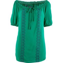 Tunika, krótki rękaw bonprix zielony miętowy. Tuniki damskie marki bonprix. Za 74.99 zł.