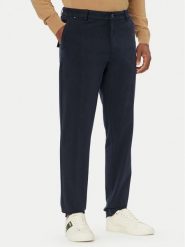 BOSS Chinosy H-Kane1 50543304 Granatowy Modern Fit. Niebieskie eleganckie spodnie męskie Boss, m, bez wzorów, z bawełny. Za 629.99 zł.