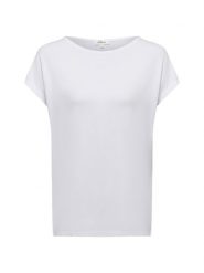 S.Oliver Koszulka Kobiety wiskoza biały, 46. Białe t-shirty damskie S.Oliver, s, bez wzorów, z wiskozy, eleganckie, bez kołnierzyka. Za 89.95 zł.