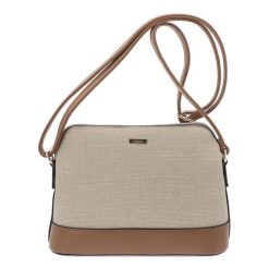 Beżowa Stylowa Damska Torebka Rieker. Brązowe listonoszki damskie Rieker, bez wzorów, z tkaniny, eleganckie, na ramię, bez dodatków. Za 209.00 zł.