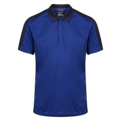 Koszulka Polo Męska Kontrastowa Coolweave. Niebieskie koszulki polo męskie Regatta, m, bez wzorów, bez ramiączek. Za 73.99 zł.