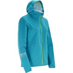 Kurtka trekkingowa damska Salomon Lightning WP. Niebieskie kurtki damskie Salomon, xs, bez wzorów, z softshellu, bez kaptura. Za 291.00 zł.