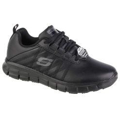 Buty do chodzenia damskie Skechers Sure Track Erath. Czarne obuwie sportowe damskie Skechers, bez wzorów, trekkingowe. Za 359.99 zł.
