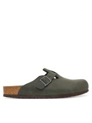 Birkenstock Klapki Boston 1032724 Zielony ciemny. Zielone klapki męskie Birkenstock, ze skóry. Za 694.99 zł.
